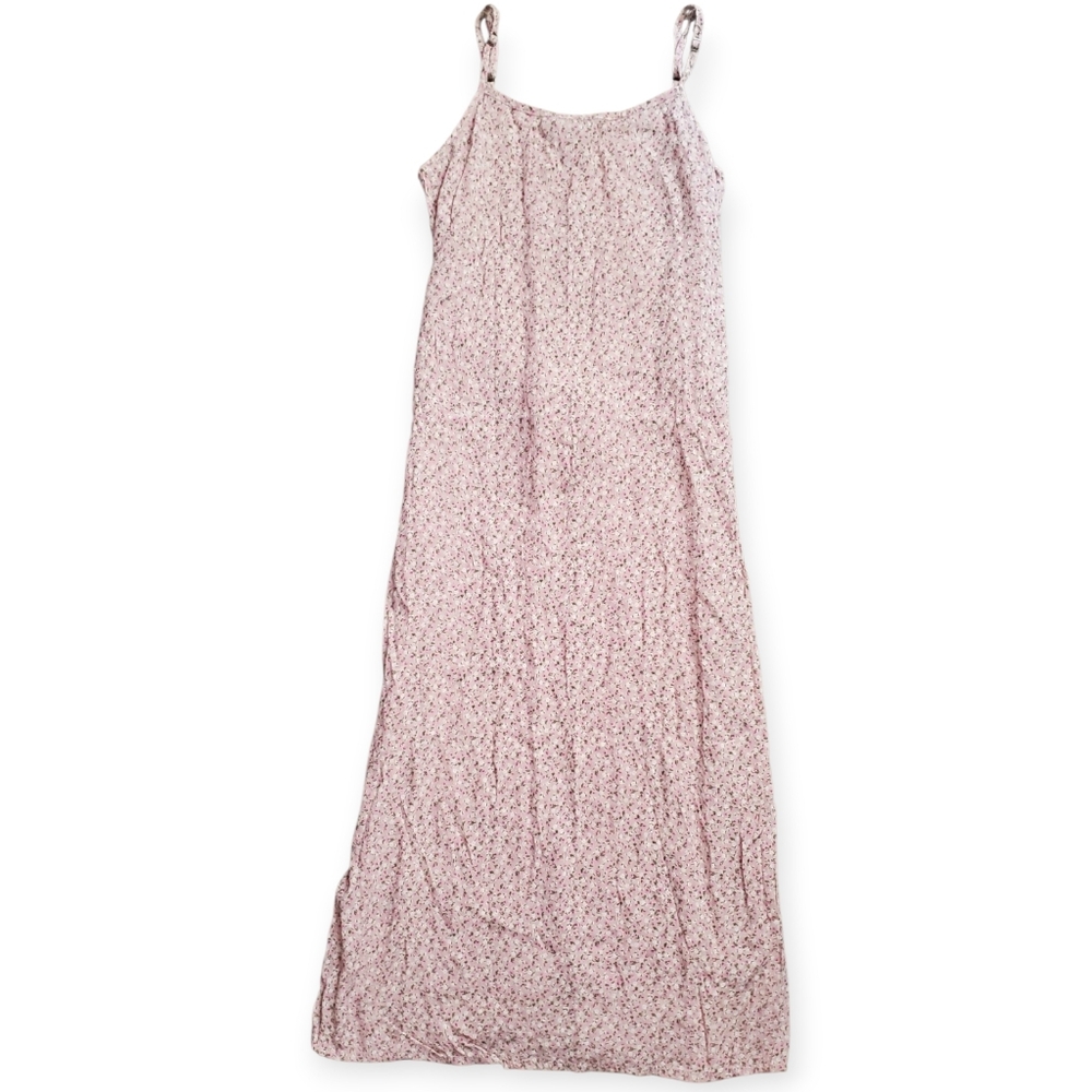 Brandy Melville Pink Floral Maxi Dress